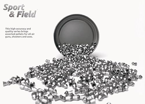 Miniatura 6 de Pellets de pistola redonda serie Field  Calibre .25  0.250 in  0.93 oz  para Benchrest y objetivo de campo  150 unidades, plata