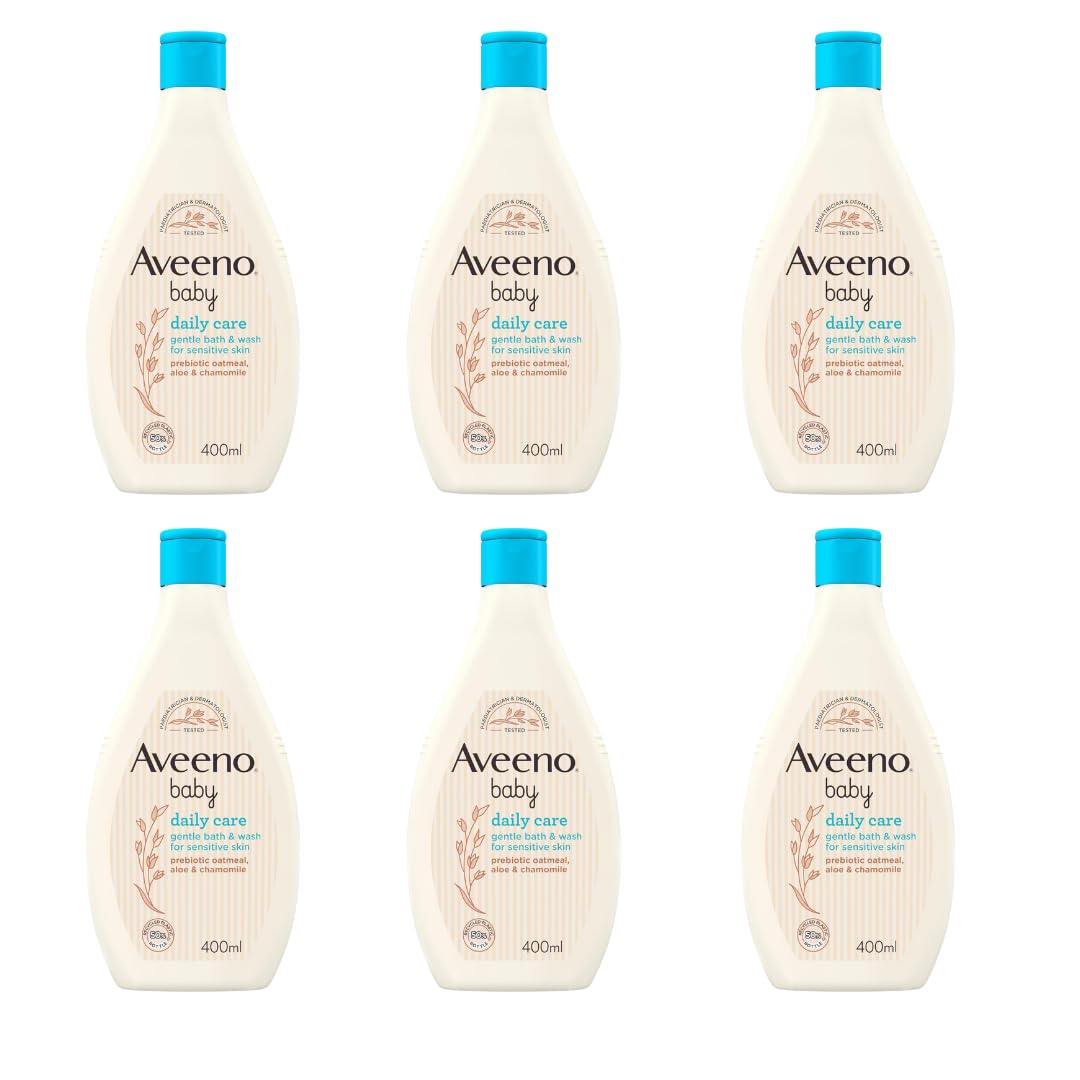 Aveeno Baby Daily Care Hair and Body Wash 400 ml (6 pack)