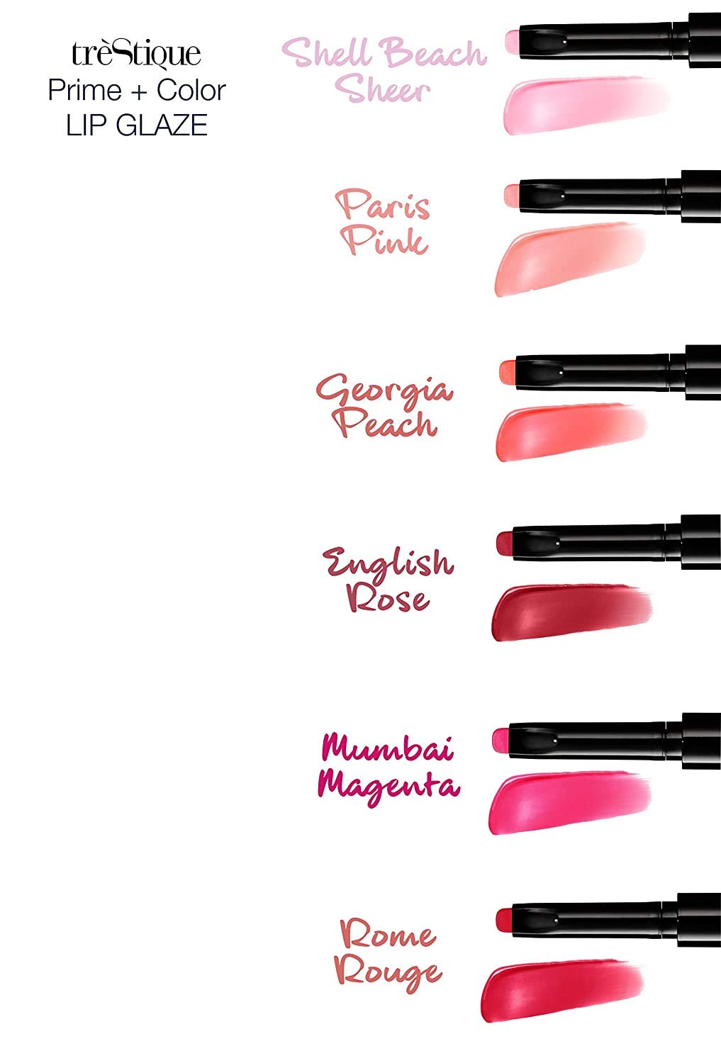 treStiQue Lip Glaze Crayon, Lip Gloss Lipstick With Built-in Lip Primer, Makeup Lipstick, Lipstick For Women, 2-in-1 Lip Gloss Crayon and Lip Primer : Beauty & Personal Care