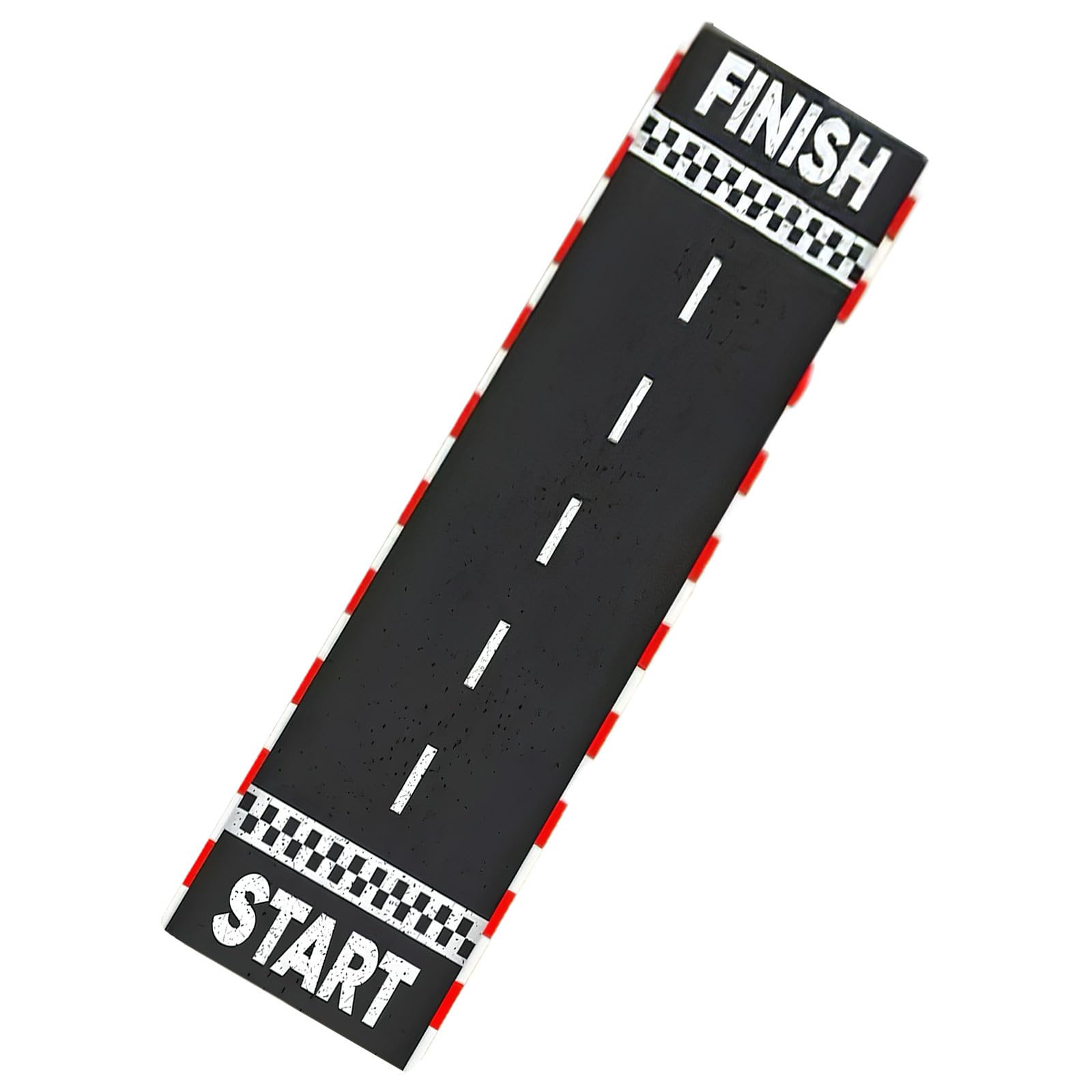 Kichvoe Foldable Racing Track Rug 9.8ft X 23.6inch Made of Sturdy Diatomite with Nonskid Cushion and Wear Resistant Surface, Water Absorbent Mat for Playroom and Bedroom Race Car