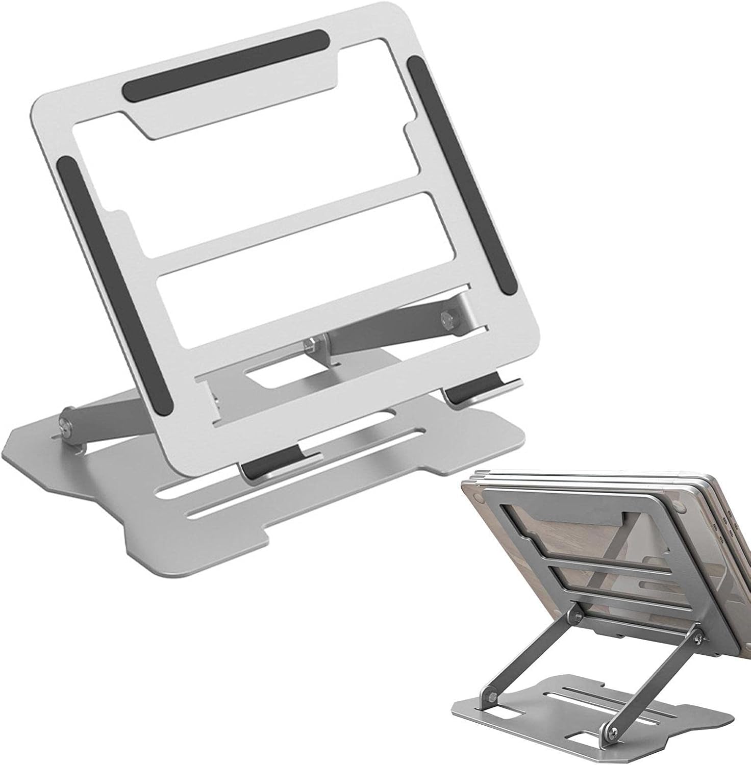 Laptop Riser, Adjustable Ergonomic Stand, Anti Slip