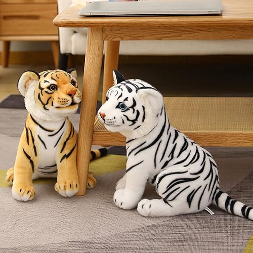 Miniatura 6 de Tiger Tale Toys - Juguete de peluche de tigre, animales de peluche realistas, animales de peluche para niños, regalo para niño, bebé, tigre, animal