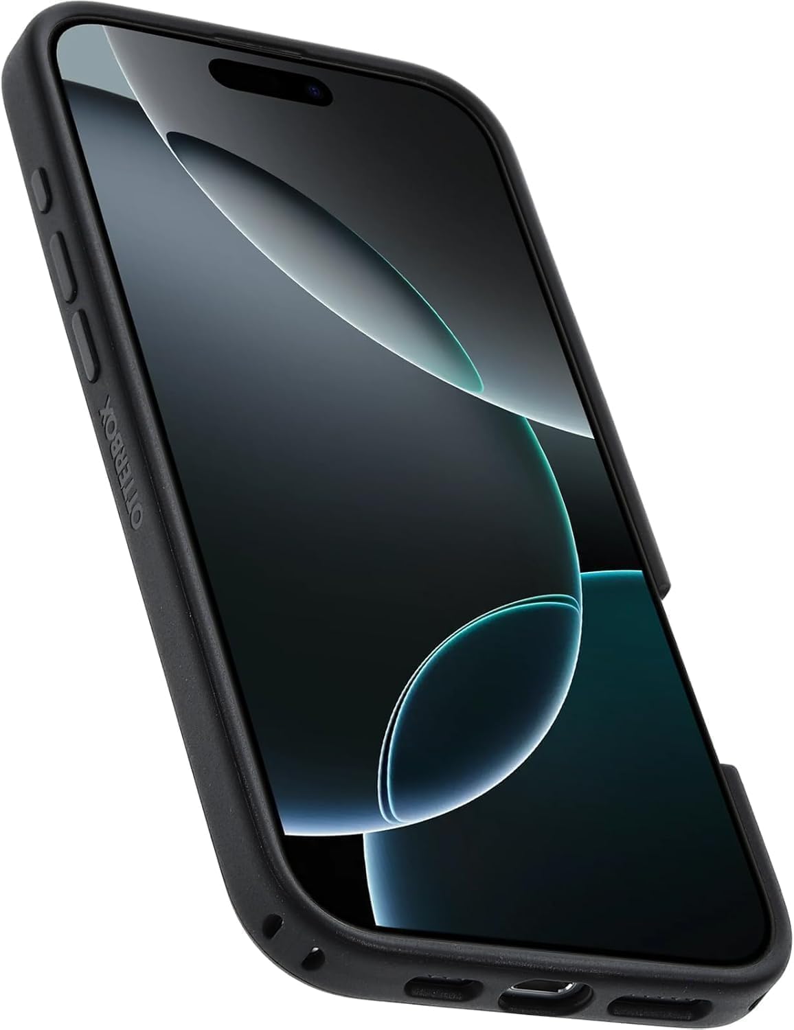 OtterBox iPhone 16 Pro Max - Symmetry Series Case - Black - Snaps to MagSafe - Ultra-Slim - Raised Edges Protect Camera & Screen - Non-Retail Packaging