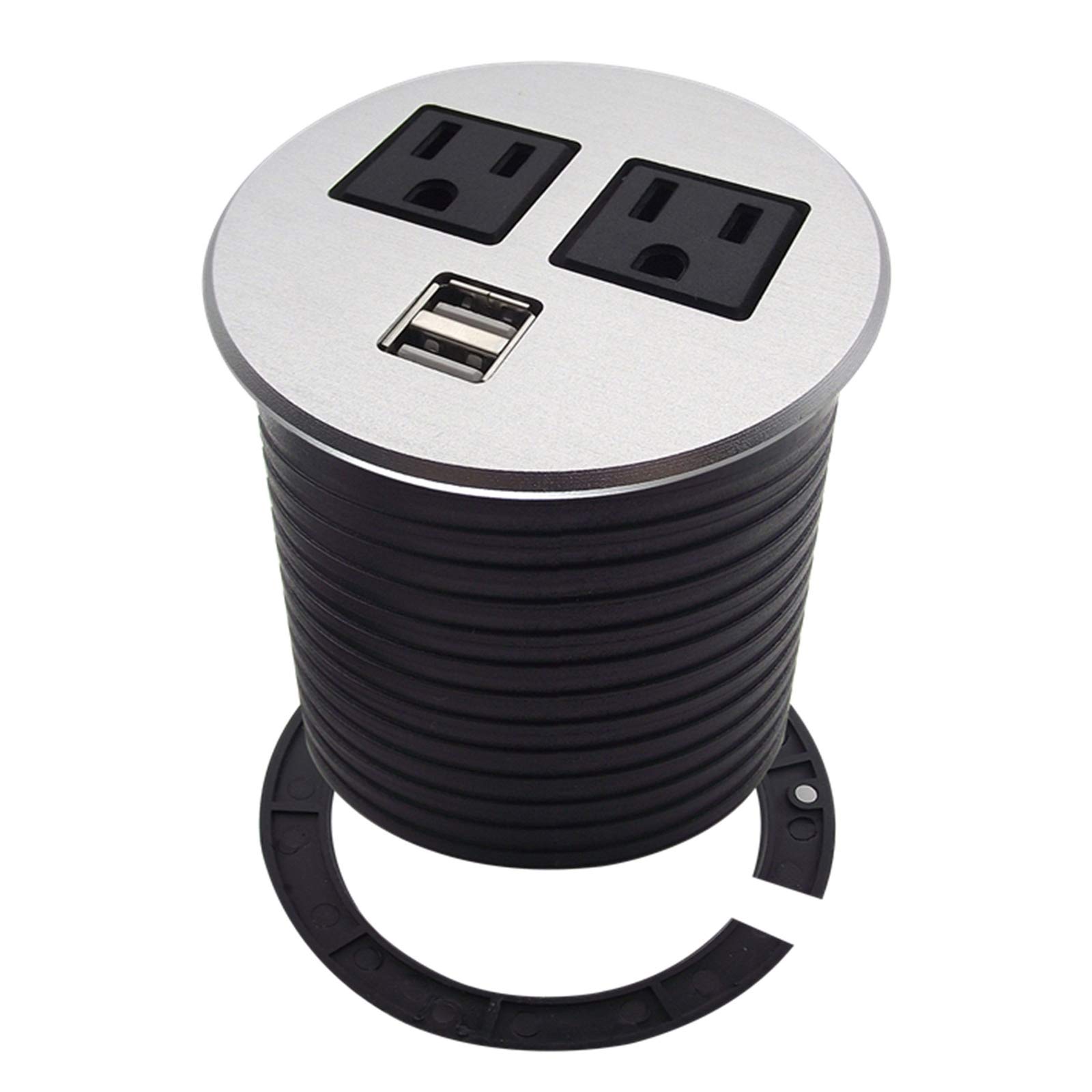 Buy Desktop Power Grommet, Desk Grommet USB Outlet Recessed Power