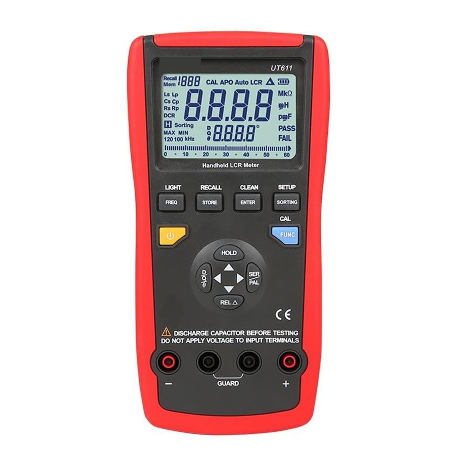 UT611 Misuratore LCR Portatile Induttanza 600uH~200H Capacità 600pF~10mF