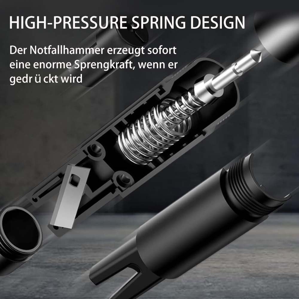 UUlioyer 4 Pièces Brise Vitre Coupe Ceinture, Accessoires Auto, Marteau