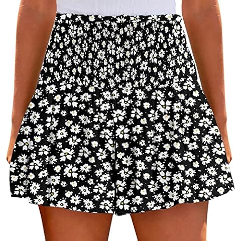 Angxiwan Women's Loose High Waisted Shorts Cover