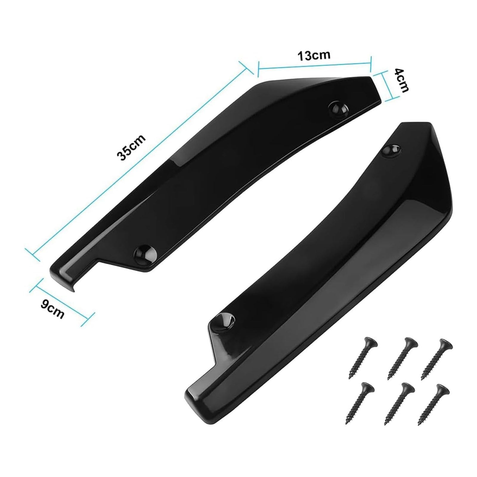 Alerón Trasero Coche para Mercedes Benz GLC Coupé C254 GLC260 300 2023-2025, Difusor de Labios de Parachoques Trasero de Coche Kit de Cuerpo de Alerón Trasero Tuning Accesorios,A/Black