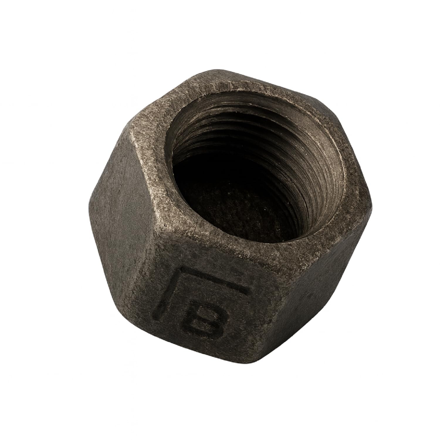 2X 3/4" BSP Black Malleable Iron Cap – Female Threaded Pipe Fitting for Secure Sealing and End Protection