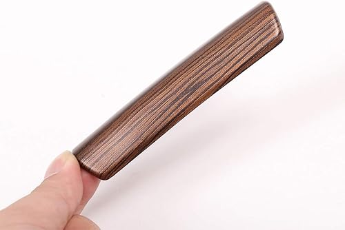 Miniatura 8 de YIWANG ABS Cromado Reposabrazos Interior de Coche Lentejuelas Accesorios para Toyota Land Cruiser Prado FJ150 2010  2019, Madera de pino.