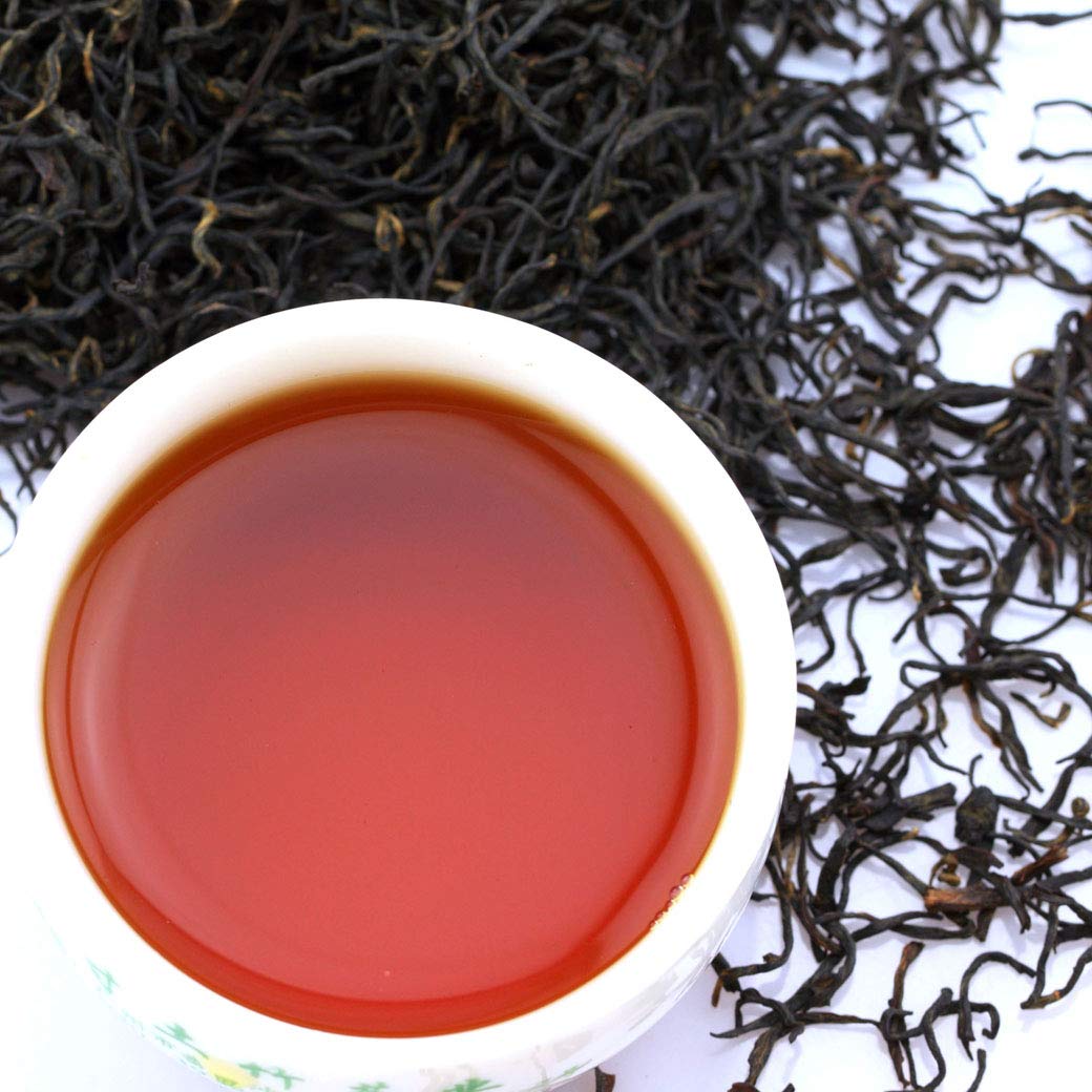 GOARTEA Thé Noir Qimen 2Pcs 250g 17.6oz Nonpareil Supreme Anhui Keemun Chinese Black Tea High Mountain Qi Men Loose Leaf