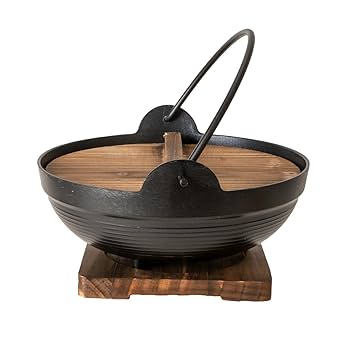 nabe.R Amazon.com: Urban Tokyo Sukiyaki Tetsu Nabe Pot with Wooden