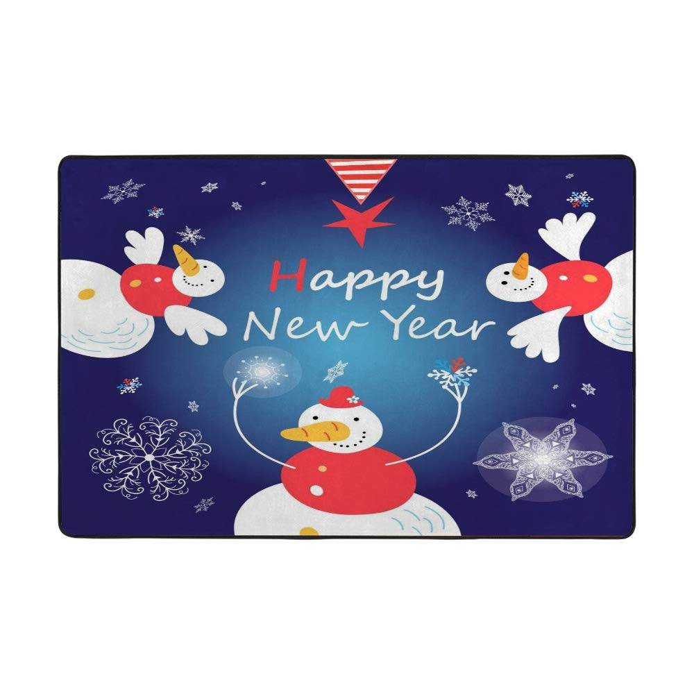 Tapis de maison moderne en tissu polyester résistant, grand tapis de patio facile à nettoyer