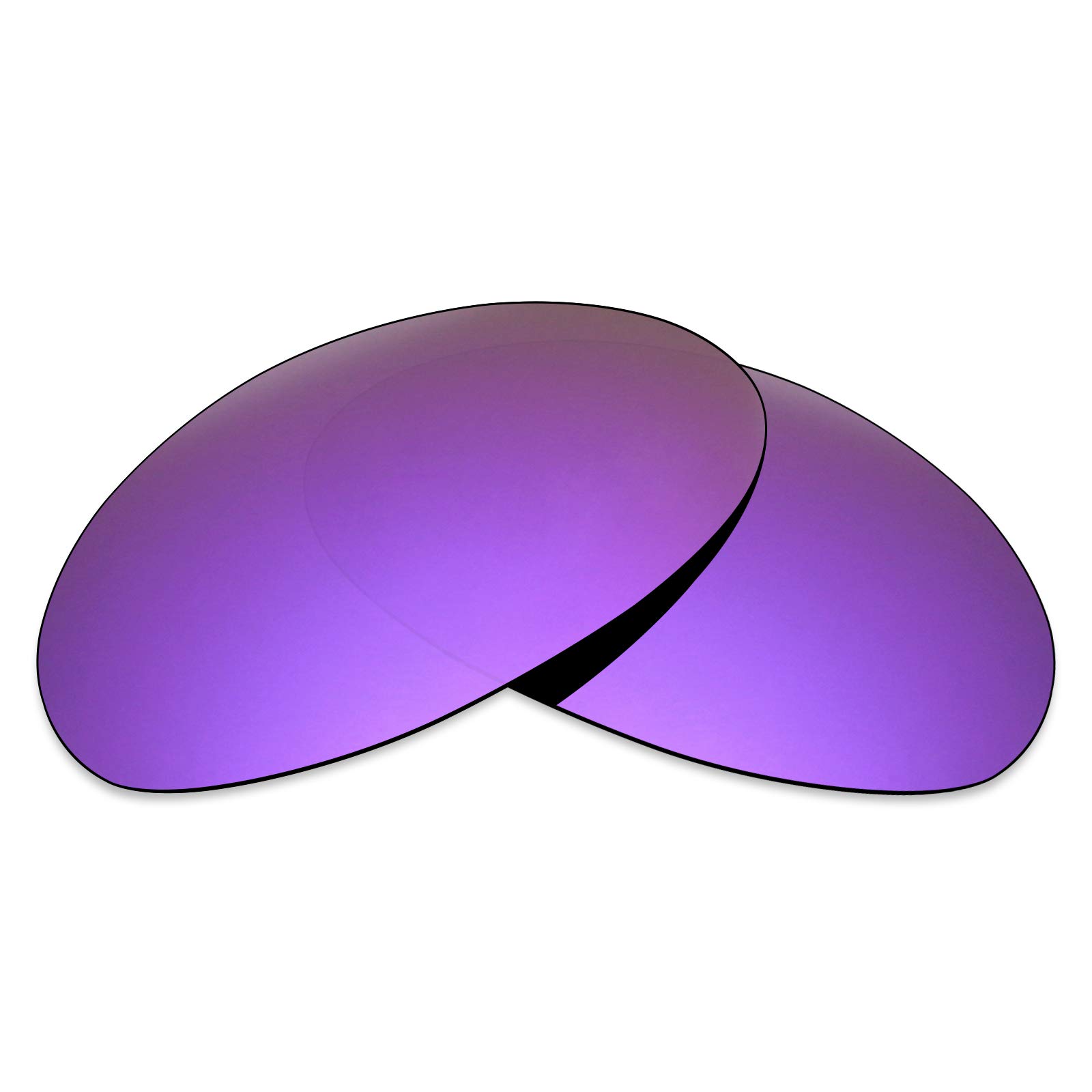 Mryok Men's Polarized - Plasma Purple Polarized Replacet Lenses For Oakley Romeo 1 - Plasma Purple