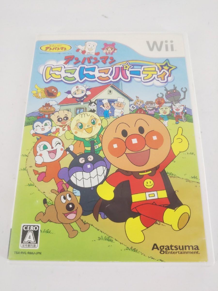 Amazon.co.jp: Wiiソフト アンパンマン にこにこパーティ 説明書なし