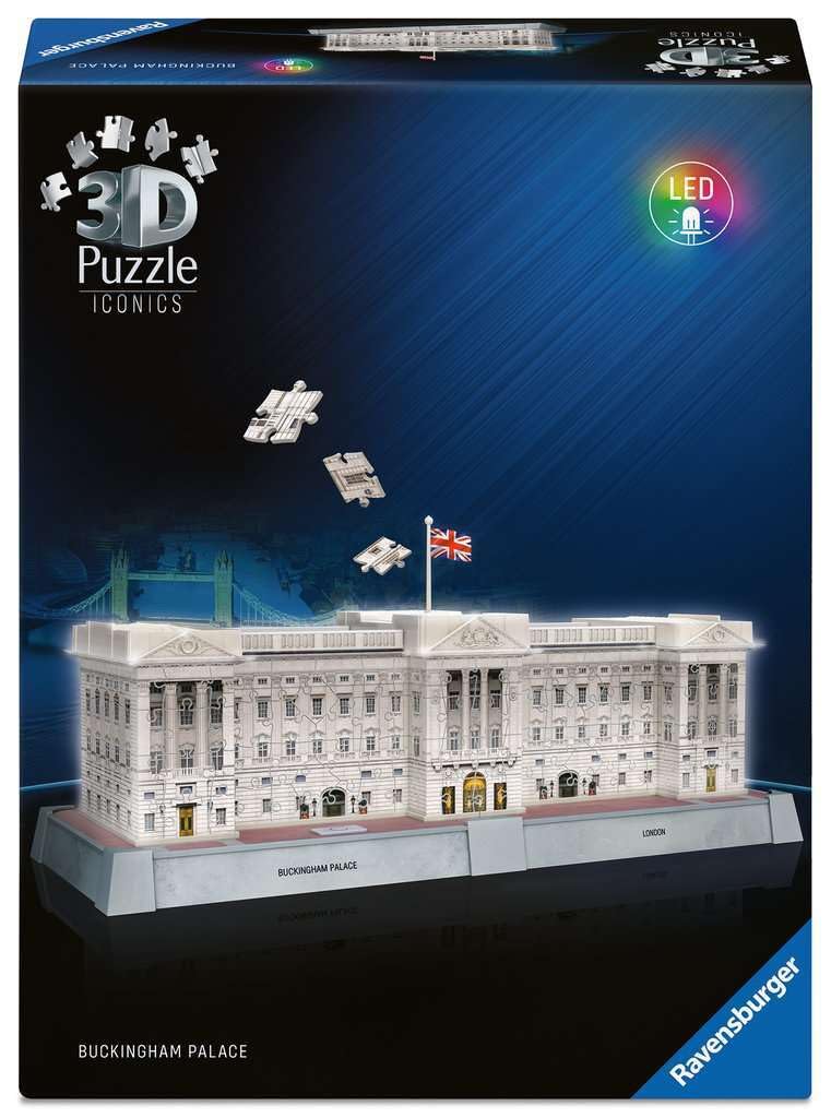 Ravensburger Puzzle 3D Iconics Pałac Buckingham