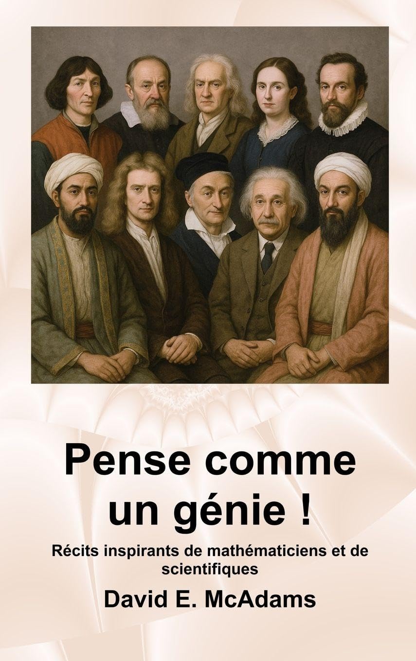 Pense comme un génie !: Récits inspirants de mathématiciens et de scientifiques (Livres Inspirants Pour Enfants)