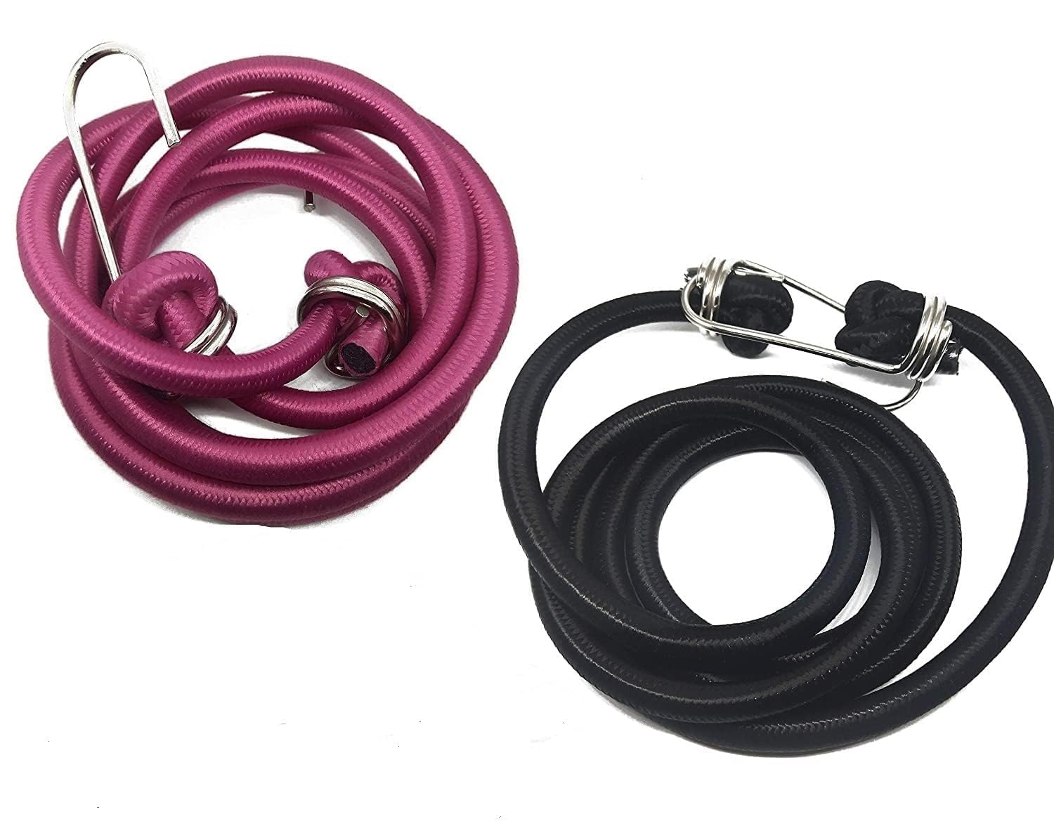 EOS- BUILDING TRUST High Strength Elastic Bungee/Shock Cord Luggage Tying Rope with Steel Hooks 6 FT (Pack of 3)-image-28