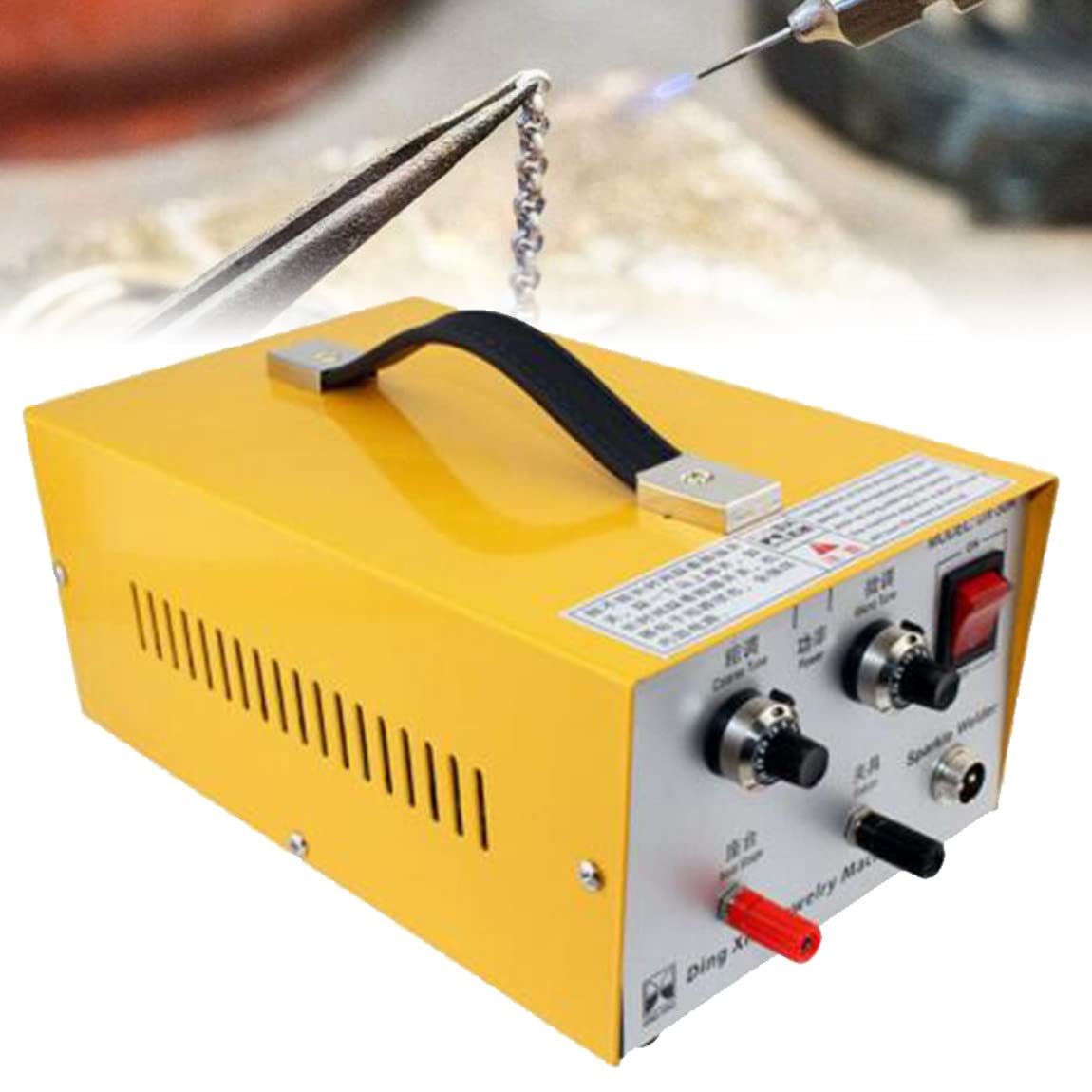 Saldatrice a Punti per Gioielli, saldatrice a Punti 2 in 1 Pulse Sparkle, saldatrice elettrica Portatile per Gioielli, saldatrice Laser, Strumenti per stampaggio di Gioielli in Oro
