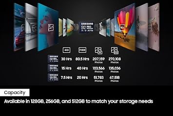 Samsung PRO Ultimate microSD memory card, 256 GB, UHS-I U3, 200 MB/s read, 130 MB/s write, incl. SD adapter, for smartphone, drone or action cam