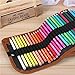 Intsun 50 Colored Pencils Set, Color Pencils Drawing Kit with Portable Roll-Up Canvas Bag Ideal for Adults, Artists, Sketchers & Children (Pouch Bag, Colored Pencils and Sharpener Included)