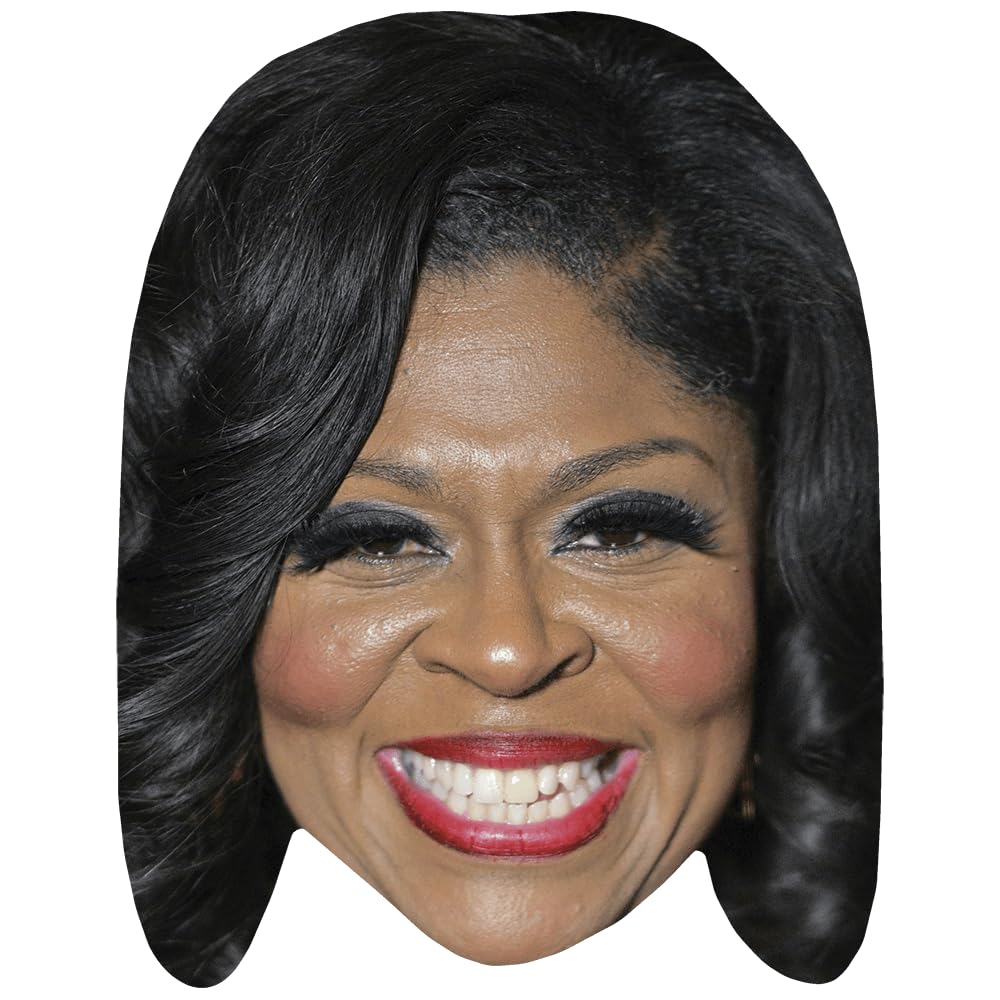 Kim Burrell (Smile) Celebrity Mask, Flat Card Face, Fancy Dress Mask