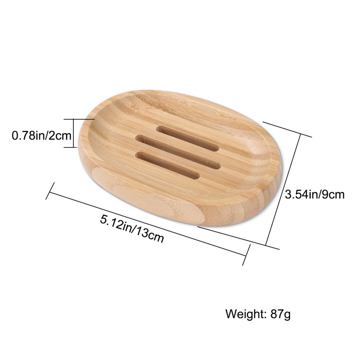 3 jaboneras de madera antideslizantes para baño, jaboneras autodrenantes, jaboneras de madera de bambú, jabonera para el hogar, jabonera para ducha, cocina, baño, bañera