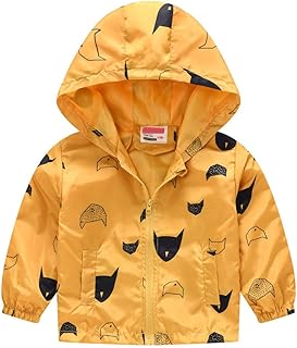 NJGRAE Boys,Clothing,Coats, Jackets & Gilets,Jackets Boys Waterproof Jacket Kids Coat Camo Girls Lightweight Windbreaker Outdoor Fleece Raincoat with Hood