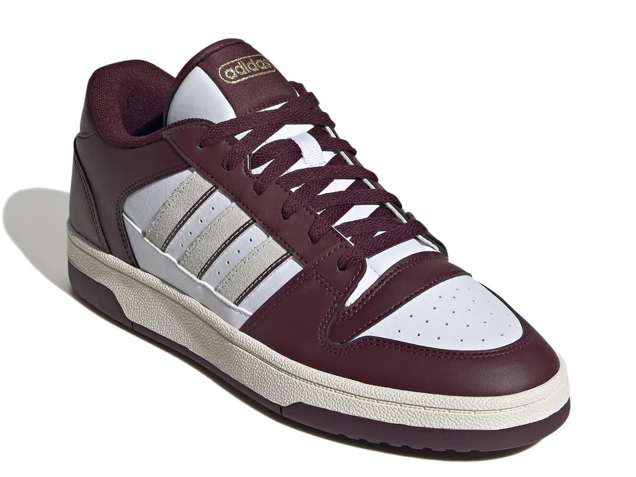adidas Unisex Turnaround Sneaker, Maroon/Crystal Sand/Cloud White, 10 US Men