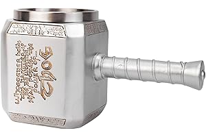 THOR'S MIGHTY DRINKING VESSEL - Thor Hammer Drinking Bottle Mug With Corkscrew