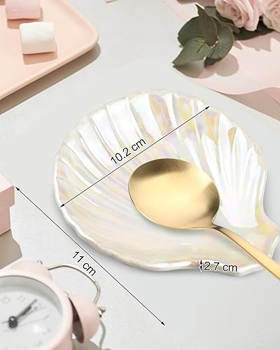 Miniatura 2 de Soporte de cuchara de cerámica, soporte para cucharas pequeñas para estación de café, encimera de cocina, lindo soporte para cucharas para amantes