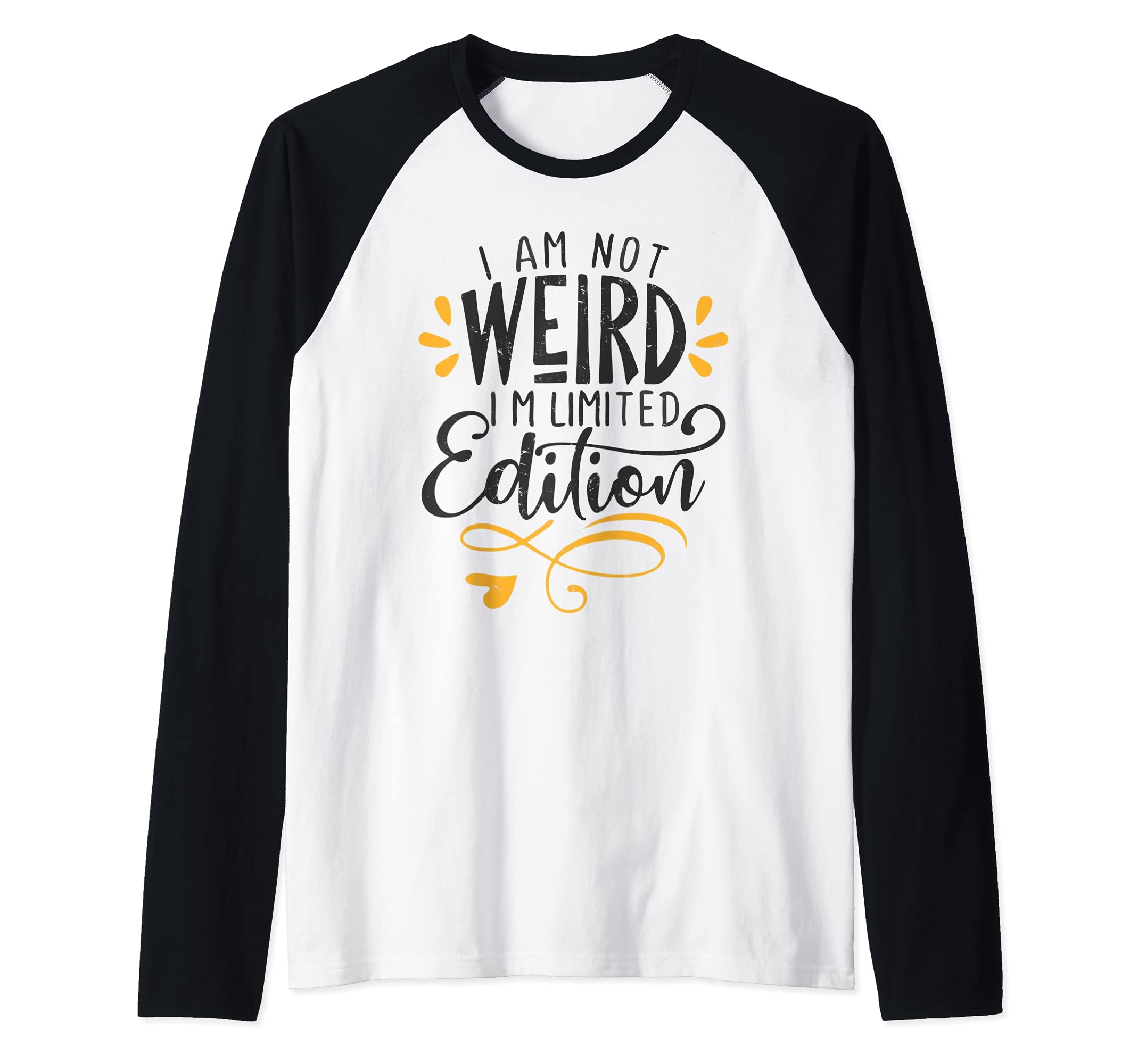 Raglan baseball tee pour weekend décontracté vêtement drôle à message limited edition