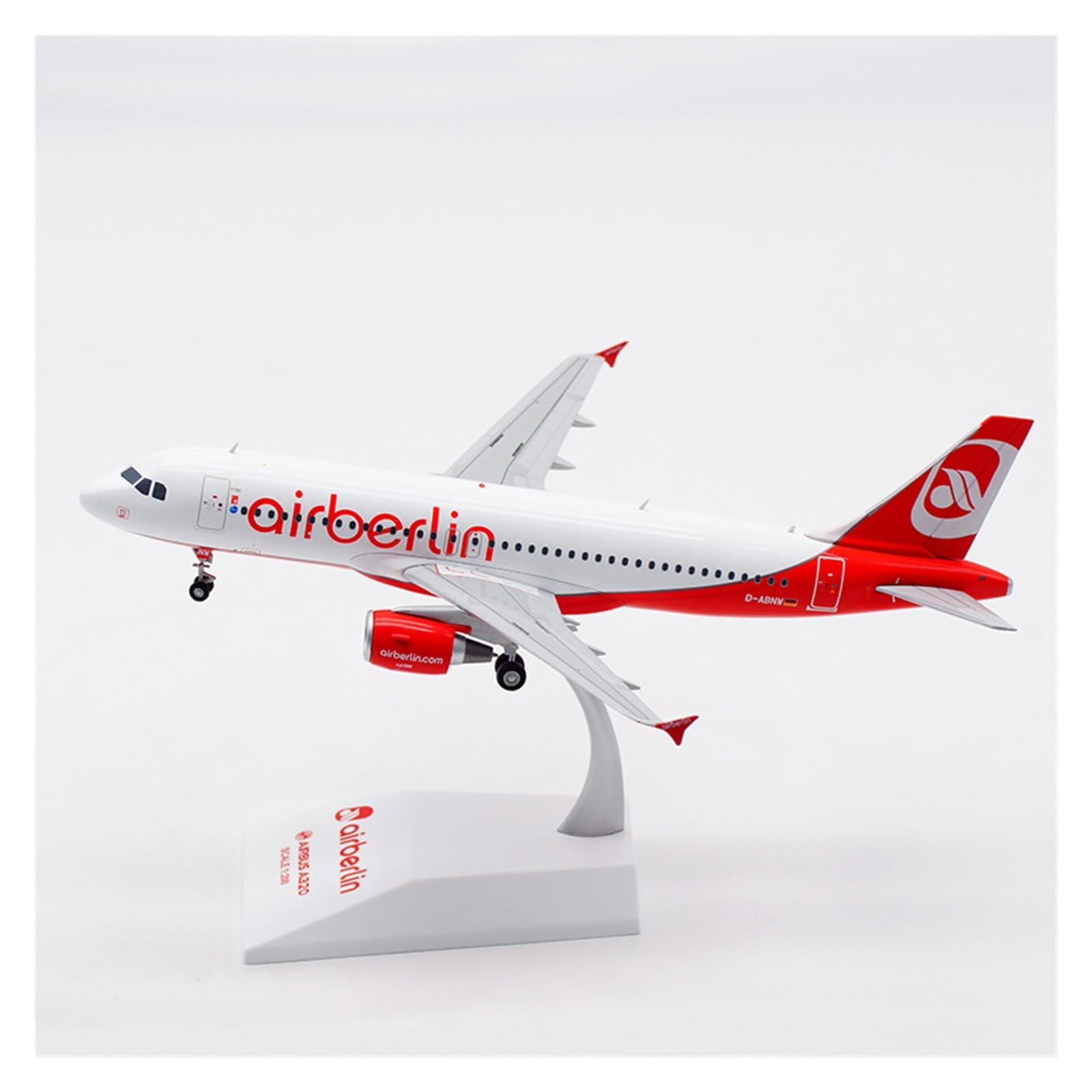 Maquette avion de collection Airbus A320 Air Berlin D-ABNW échelle 1/200 en métal