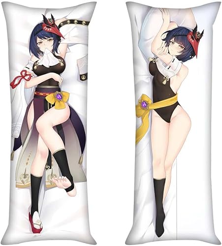 Miniatura 10 de Weixu Game Genshin Impact - Funda de cojín para todos los personajes, para cosplay, diseño de cosplay