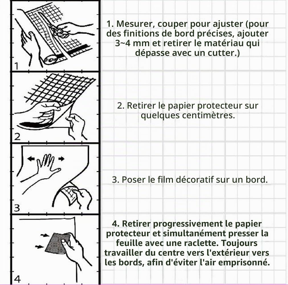 Dundee Deco MGAZB6001C Frise de Papier Peint, Frise Murale, Bordure de papier peint autoadhésif autocollant pour fenêtre, mur Motif treillis Noir 10 m x 10 cm