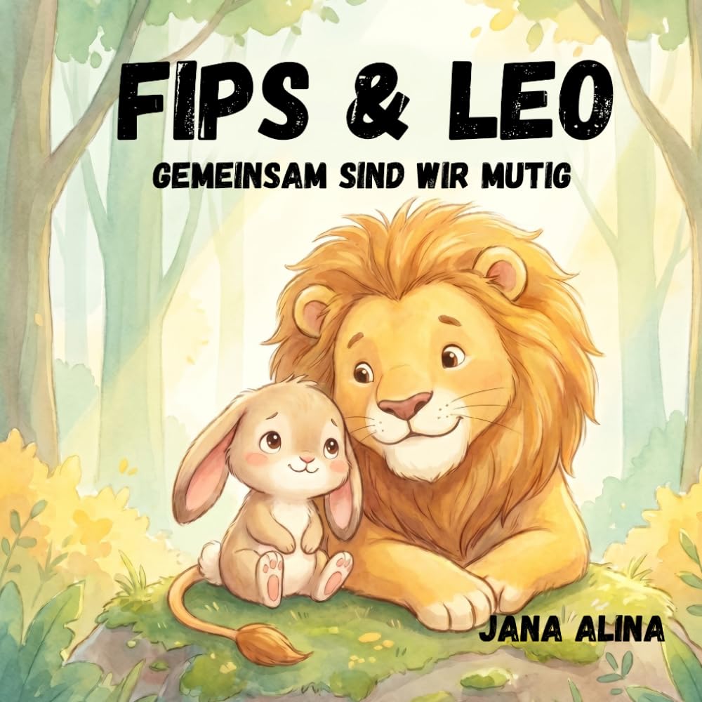 Fips & Leo – Gemeinsam sind wir mutig: Kinderbuch ab 2 Jahren über Mut und Selbstvertrauen – Bilderbuch über Freundschaft und Angst überwinden