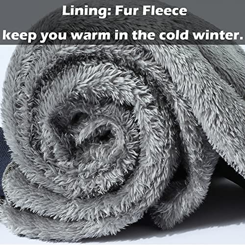 MACHLAB Men's Winter Fleece Joggers Pants Sherpa Lined Sweatpants Warm Thick Track Pants2