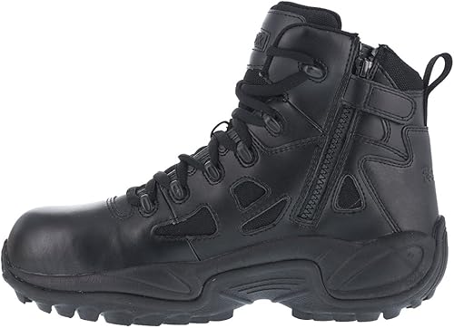 Miniatura 3 de Reebok Mujer Rapid Response Rb 6 Pulgadas Composite Toe Zapatos De Seguridad De Trabajo Casual - Negro