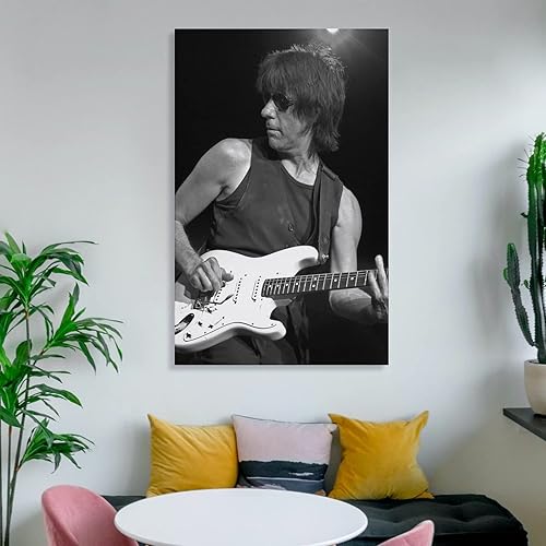 Miniatura 6 de Jeff Beck - Póster de fotos conmemorativas de músico de guitarrista 1 pintura sobre lienzo para pared póster de arte de pared impresión de imagen de