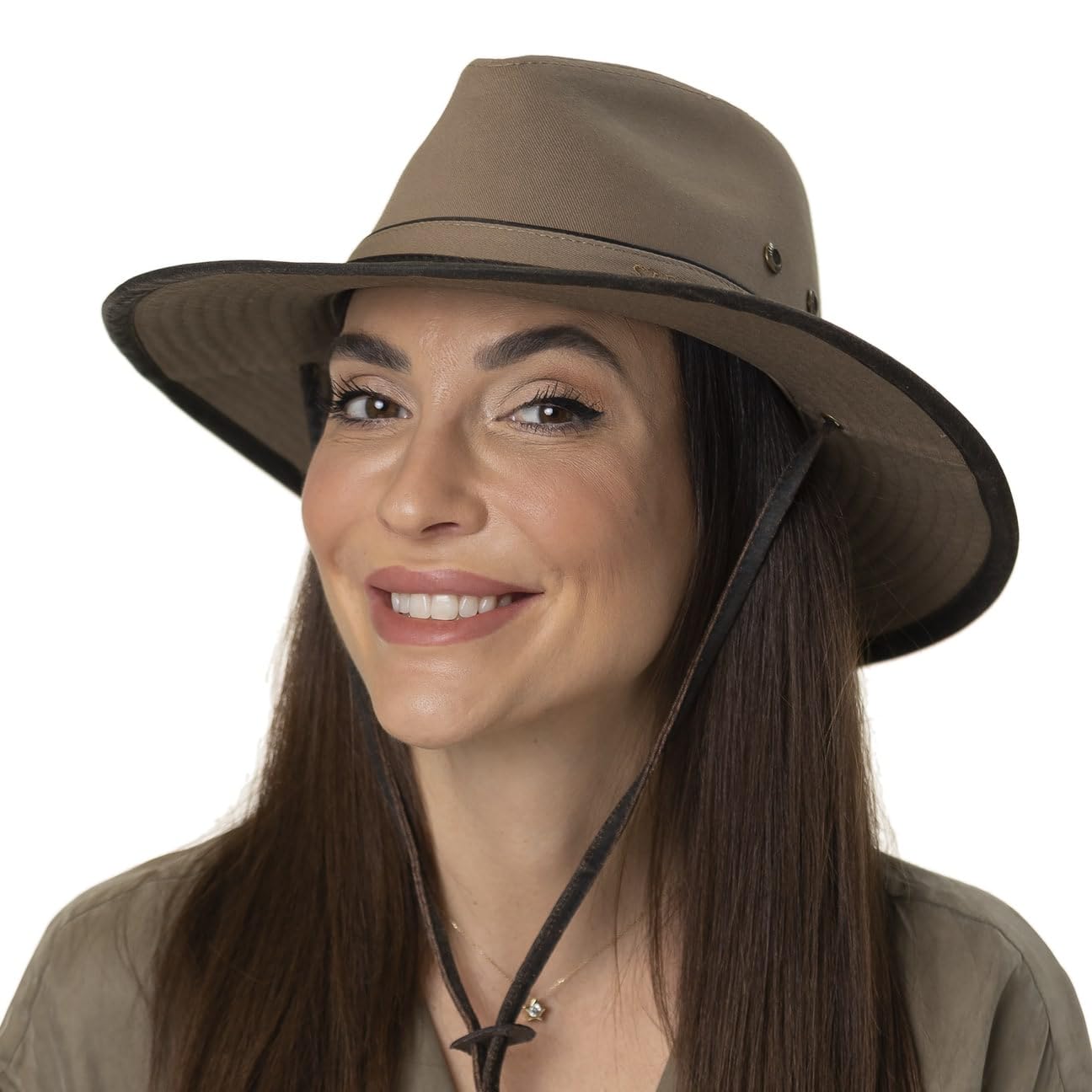 Stetson Tarnell Traveller Cotton Hat Women/Men Beige 6 3/4-6 7/8