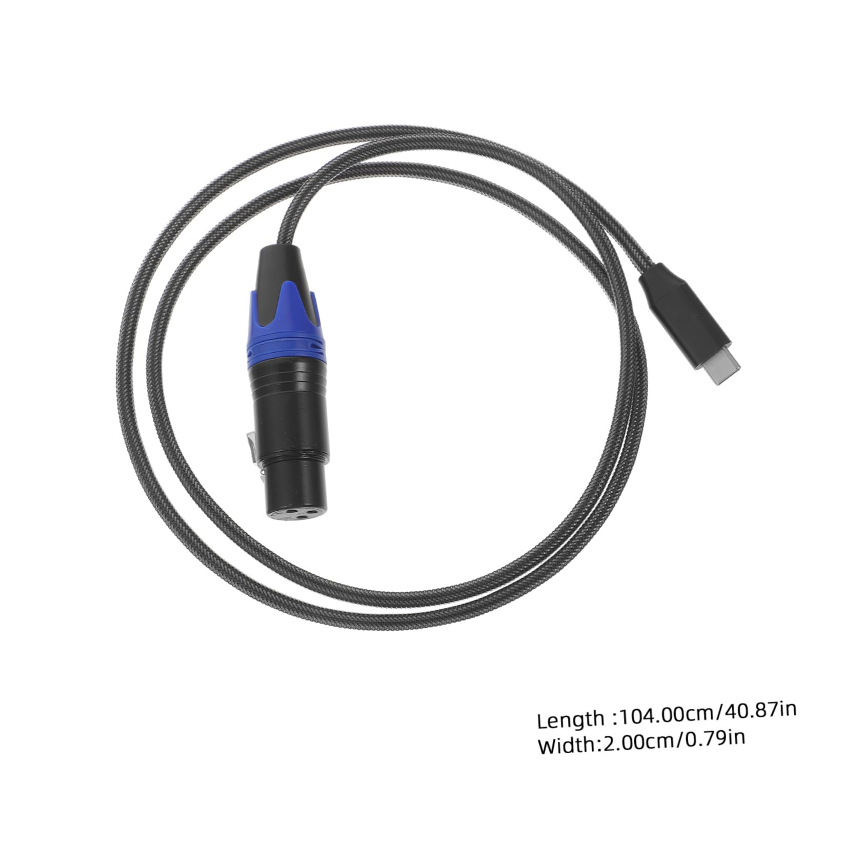 TOYANDONA 3stücke Type c Zu Xlr Kabel Für Mikrofone Und Mixer Robustes Kupferkabel Leicht Und Tragbar Für Gitarre Und Audioanwendungen