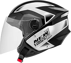 CAPACETE ABERTO PRO TORK NEW LIBERTY 3 PRO BRILHANTE PRETO – CINZA TAM. 60