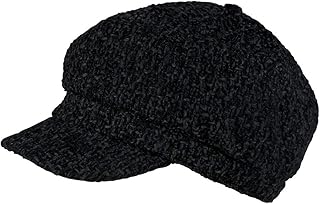 Unbekannt City-Mütze schwarz mit Gummizug, bis 58 cm, Damen | Mütze, Accessoire, Kopfbedeckung, Kappe