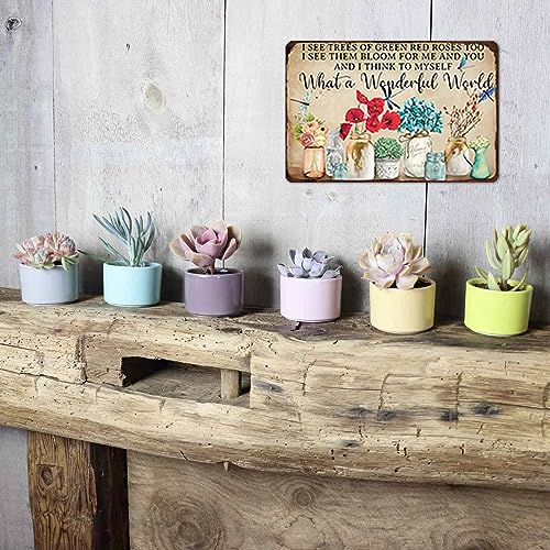 image for Artlunar Funny Garden Plant Flower Sign Outside Yard Art Decor - Humor