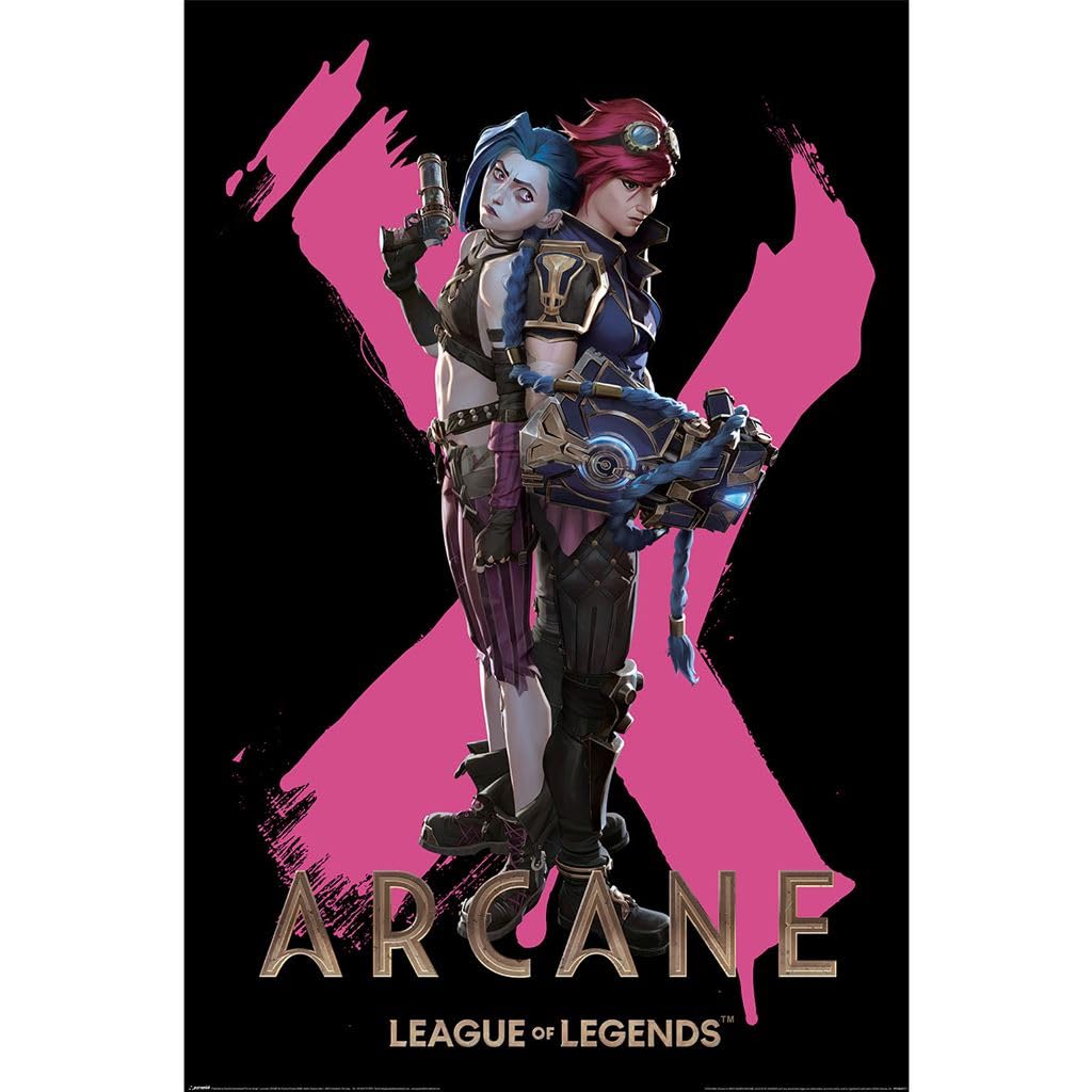 Pyramid International Official Maxi Poster – Arcane (Duo) | Decorative Wall Art | 61cm x 91.5cm Poster for Bedrooms, Dorms & Fans