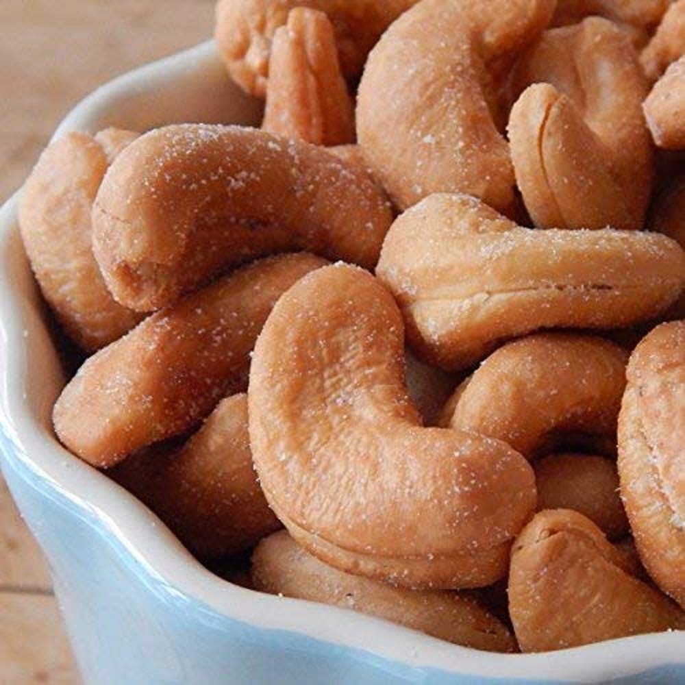 Dry Roasted Salted Cashews with Sea Salt (2 Lbs) - Roasted to Perfection in Small Batches for Added Freshness - Supreme Quality Cashew Nuts - Farm Fresh Nuts Brand