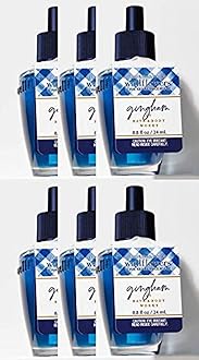Bath and Body Works Gingham Wallflowers Fragrance Refill (6-Pack) - 0.8 fl oz / 24 mL Each