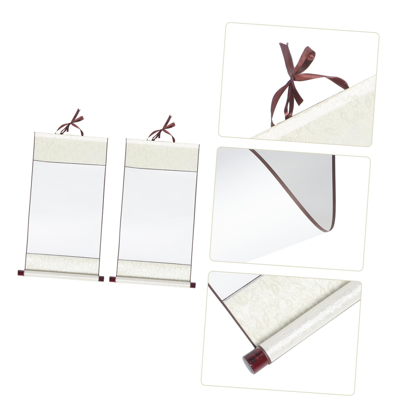 Operitacx 4 set Pergamena Vuota Calligrafia Carta Xuan Appesa Vuota 2 pezzi * 4