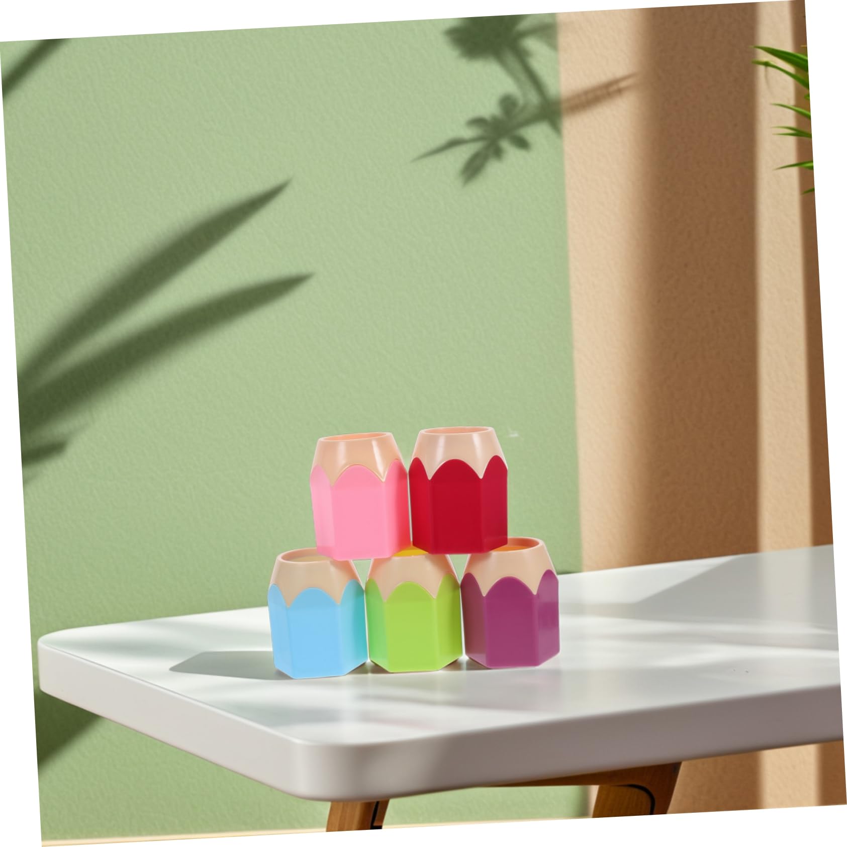Sewroro 15 Stück Teiliges Stiftehalter Bunte Pencil Organizer aus Bruchfestem Großer Stauraum für Kosmetikpinsel Eyeliner Schreibwaren als Schreibtisch Aufbewahrung für Schüler und Büro