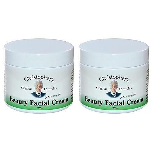 Christopher's Original Formulas Crema facial de belleza, 2 onzas (paquete de 2)